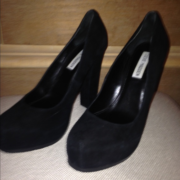 Steve Madden suede platform heels size 8 - Picture 4 of 6
